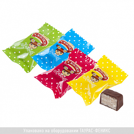 Конфеты в флоу пак